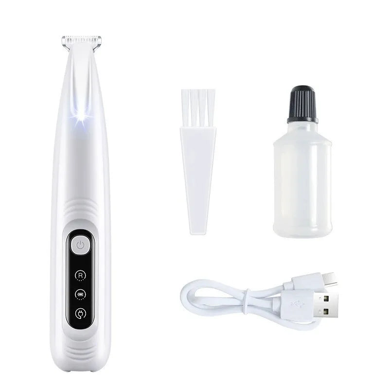 Packs and Paws™ Motor Powered Dog Paw Hair Trimmer with LED Light, Waterproof