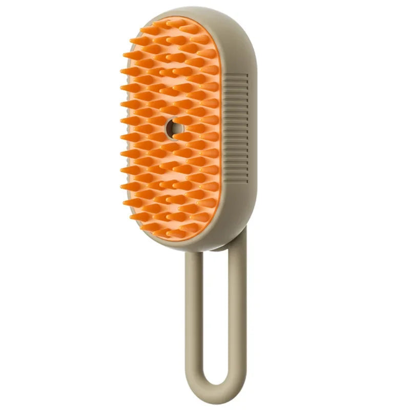 Packs and Paws™ Steamy Dog Brush Electric Spray Pet Hair Brush